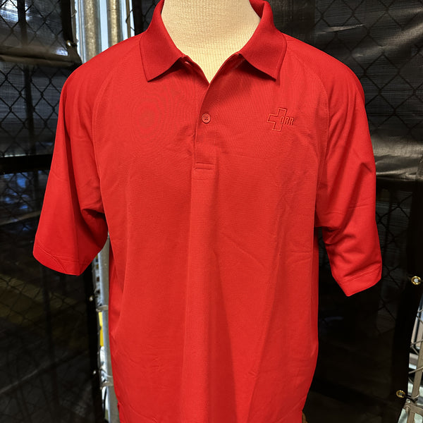 Port Authority Dry Zone Mens Polo Engine Red