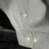 Port Authority Women's Oxford, Dress Shirt, LS, Green/Pearlized White, SKU 2091