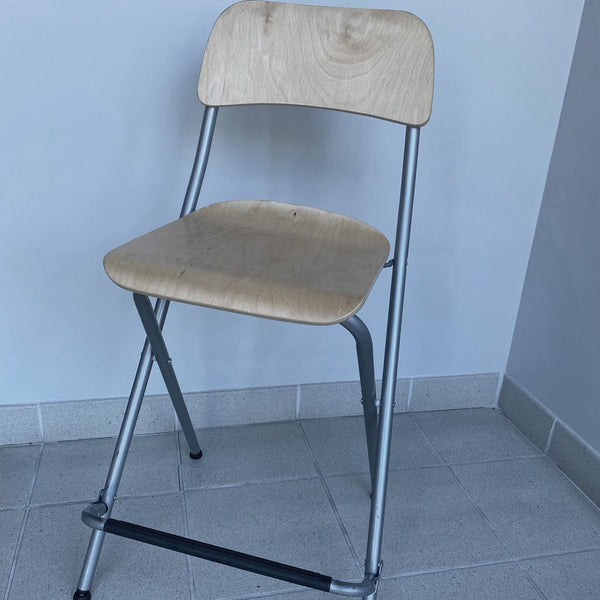 Chair - Foldable Wood Tall Chair