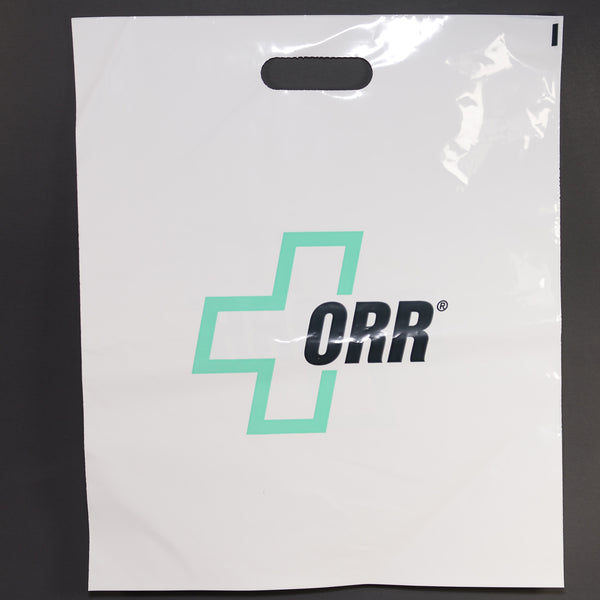 White Tradeshow Bags with ORR logo