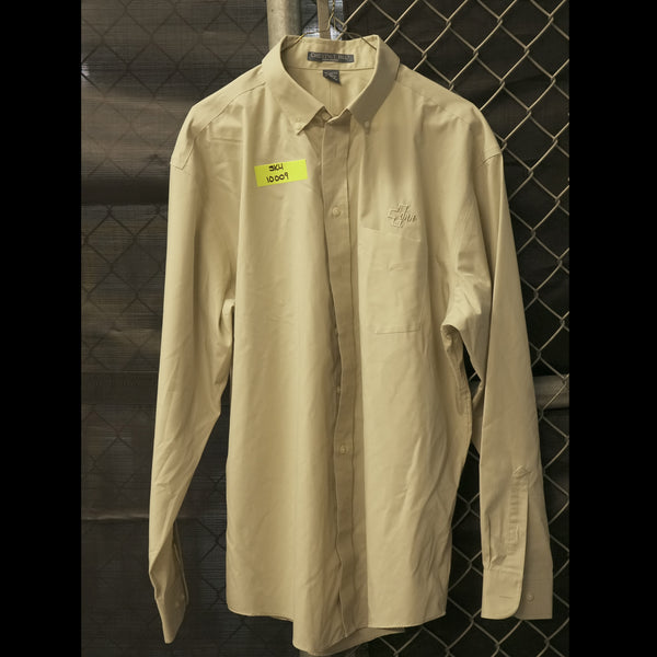 Chestnut Hill Dress Shirt, Khaki, Men's XL