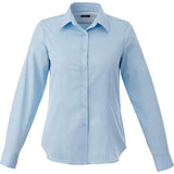 Elevate Women's, Dress Shirt, LS, Frost Blue w/ Matching Logo SKU 2028