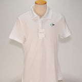 Crandall Elevate/TriMark Women's, Polo, SS, White w/ Mint-Black Logo SKU 2033