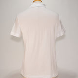 Crandall Elevate/TriMark Women's, Polo, SS, White w/ Mint-Black Logo SKU 2033