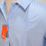 Elevate Women's, Dress Shirt, LS, Frost Blue w/ Matching Logo SKU 2028