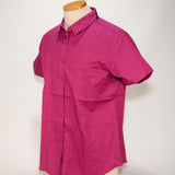 Port Authority Women's, Dress Shirt SS, Wild Berry w/Matching Logo - SKU 2025