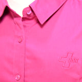 Port Authority Women's, Dress Shirt SS, Wild Berry w/Matching Logo - SKU 2025