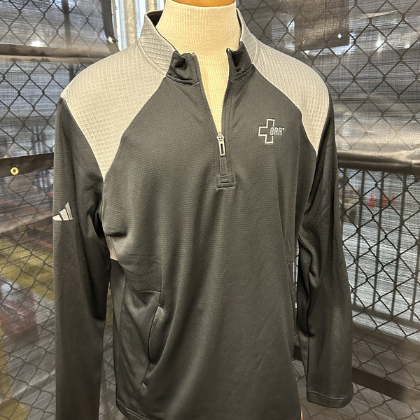 Adidas Pullover - Black and gray with ORR logo + Notifier logo SKU 2094