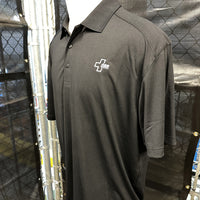 Corner Stone Men's Polo, Black - SKU 2081