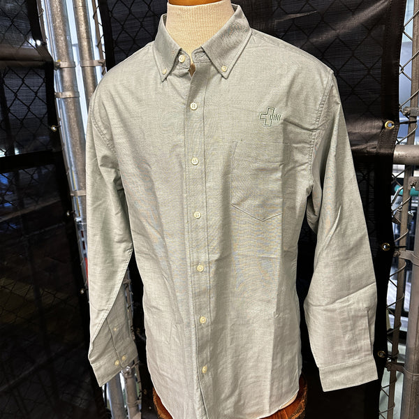 Port Authority Men's Dress Shirt, LS, Light Green - SKU 2077