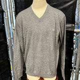 Port Authority Light Gray V-Neck Sweater with White ORR Logo - SKU 2059