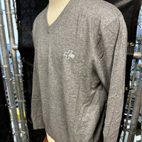 Port Authority Light Gray V-Neck Sweater with White ORR Logo - SKU 2059