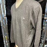 Port Authority Light Gray V-Neck Sweater with White ORR Logo - SKU 2059