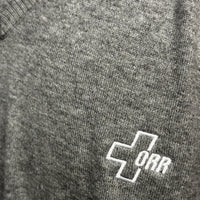 Port Authority Light Gray V-Neck Sweater with White ORR Logo - SKU 2059