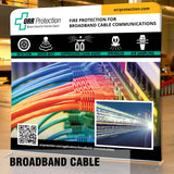 Large 10ft. Booth Banner (back wall display) - Broadband Cable