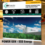 Large 10ft. Booth Banner (back wall display) - Power Generation ESS Energy