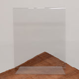 Flyer sign holder, one-sided, lettersize