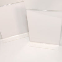 Flyer sign holder, two-sided, letter size
