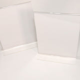 Flyer sign holder, two-sided, letter size