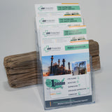 Flyer/brochure holder, 3 or 4-tier display