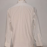 Chestnut Hill Men's Dress Shirt, White w/ Green Logo - SKU 2052