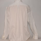 Devon Jones Men's Dress Shirt, White w/ Green Logo - SKU 2054