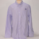 Port Authority Men's Dress Shirt, LS, Light Purple w/ Small Purple Line Check - SKU 2038