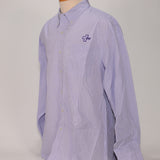 Port Authority Men's Dress Shirt, LS, Light Purple w/ Small Purple Line Check - SKU 2038