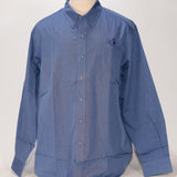 Port Authority Men's Dress Shirt, LS, Slate Blue - SKU 2049