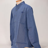 Port Authority Men's Dress Shirt, LS, Slate Blue - SKU 2049
