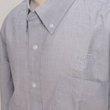 Port Authority Men's Dress Shirt, LS, Solid Gray - SKU 2051