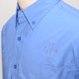 Port Authority Men's Dress Shirt, LS, Solid Sky Blue - SKU 2043