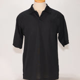 Port Authority Men's Black small ribbed Polo - SKU 2003