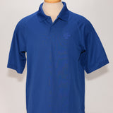 Port Authority Men's Blue small ribbed Polo - SKU 2009