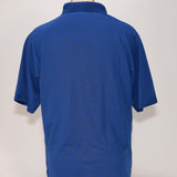 Port Authority Men's Blue small ribbed Polo - SKU 2009