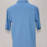 Port Authority Men's Light Blue Ribbed Texture Polok - SKU 2005
