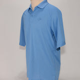Port Authority Men's Light Blue Ribbed Texture Polok - SKU 2005