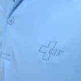 Port Authority Men's Light Blue Ribbed Texture Polok - SKU 2005