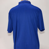 Port Authority Men's Deep Royal Blue Check Texture Polo - SKU 2007