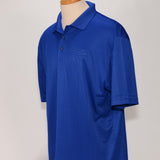 Port Authority Men's Deep Royal Blue Check Texture Polo - SKU 2007
