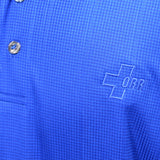 Port Authority Men's Deep Royal Blue Check Texture Polo - SKU 2007