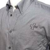Red House Men's Dress Shirt, LS, Gun Metal Gray - SKU 2048