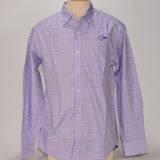 Red House Men's Dress Shirt, Purple w/check - SKU 2046