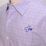 Red House Men's Dress Shirt, Purple w/check - SKU 2046
