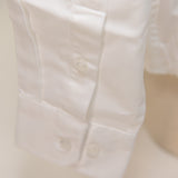 Cromwell Elevate Women's, Dress Shirt, LS, White w/ Mint-Black Logo - SKU 2027