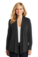 Port Authority Women's Cardigan, Dark Grey w/Matching Logo - SKU 2031