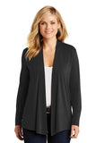 Port Authority Women's Cardigan, Dark Grey w/Matching Logo - SKU 2031