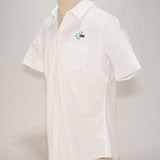 Port Authority Women's Oxford, SS, White w/Mint-Black Logo - SKU 2023