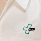 Port Authority Women's Oxford, SS, White w/Mint-Black Logo - SKU 2023